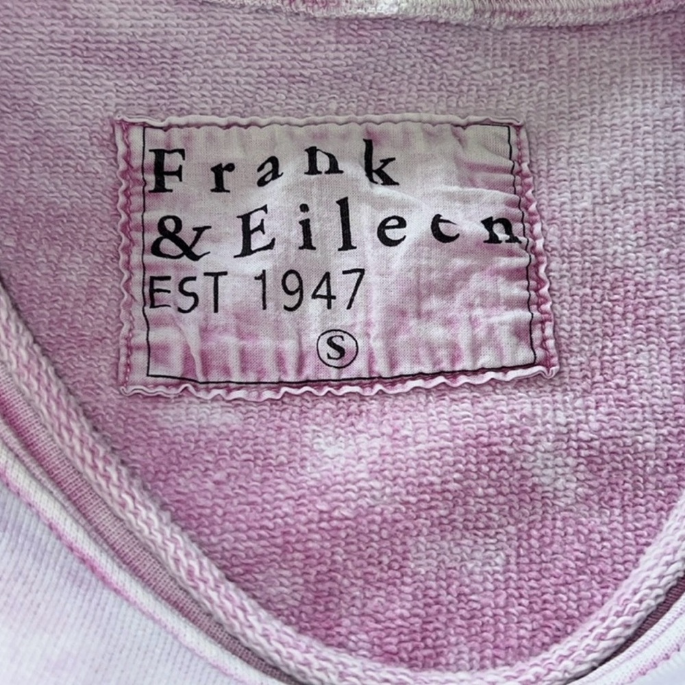Frank & Eileen | Boyfriend Lavender Crewneck Sweatshirt Top Women’s Size Small - Picture 3 of 11
